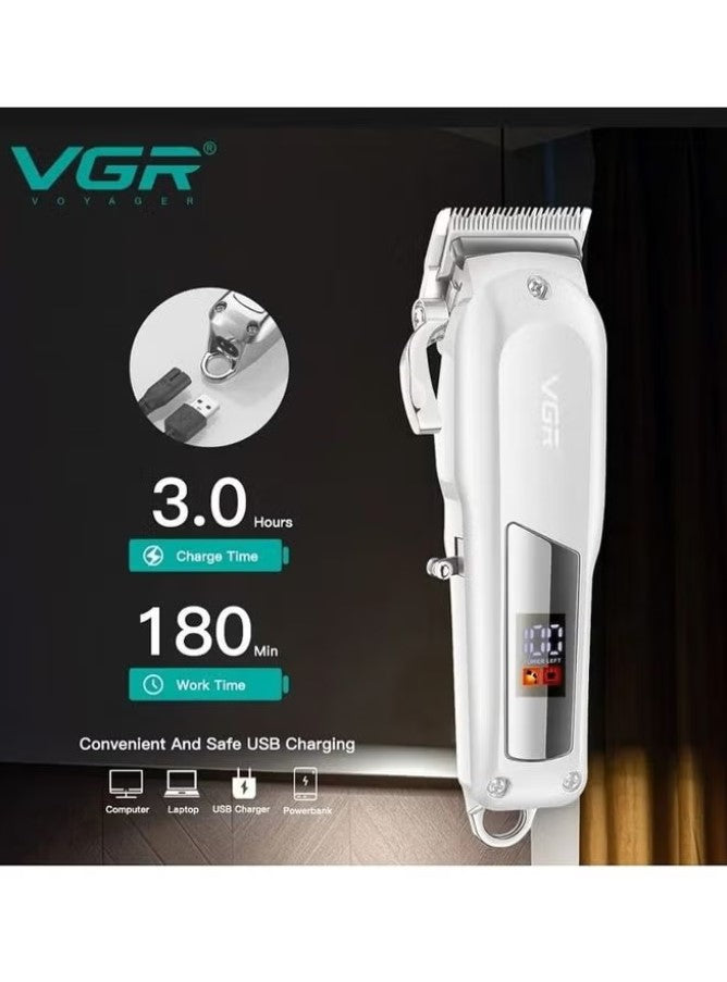 VGR Professional Hair Clipper Cord And Cordless Super Trim
