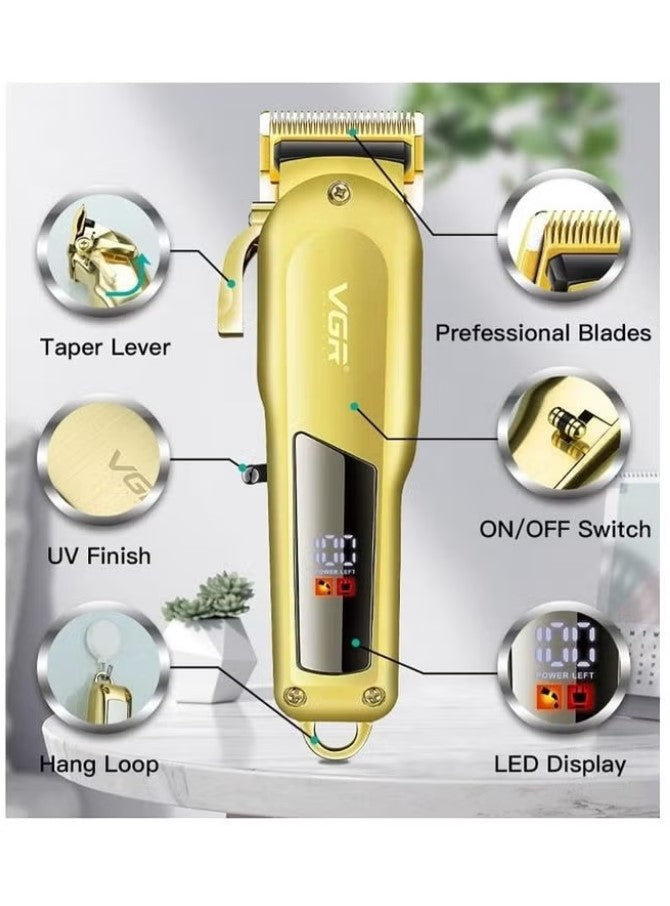 VGR Professional Hair Clipper Cord And Cordless Super Trim