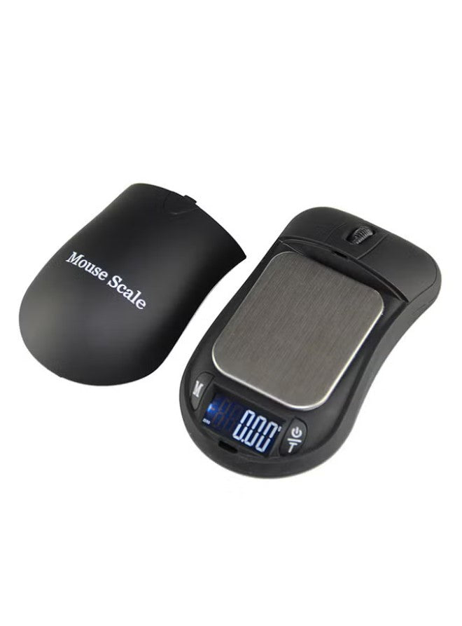 Generic Portable Mini Mouse Style Digital Gram Precise Scale Black 10.4cm