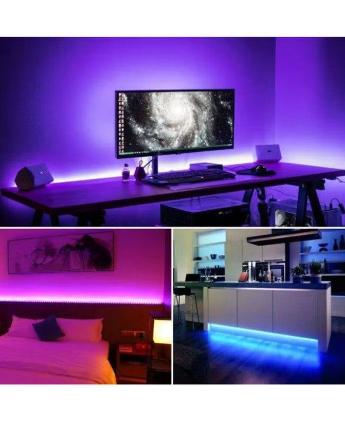 Generic LED SMD Flexible Light Strip Multicolour 5meter