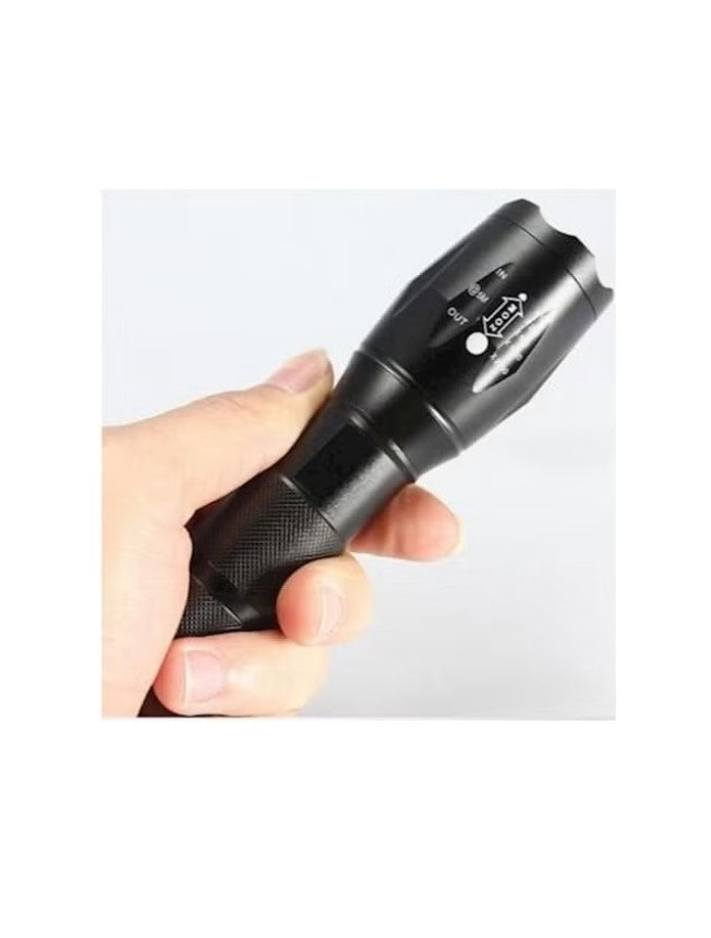 Generic Led Flashlight Torch Black 167 / 145 (L) x 38 (HD) x 32 (TD)mm