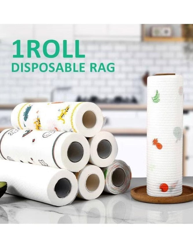 Generic 50pcs Super Absorbent Flamingo Shape Oil Tissue Roll for Kitchen and Bathroom