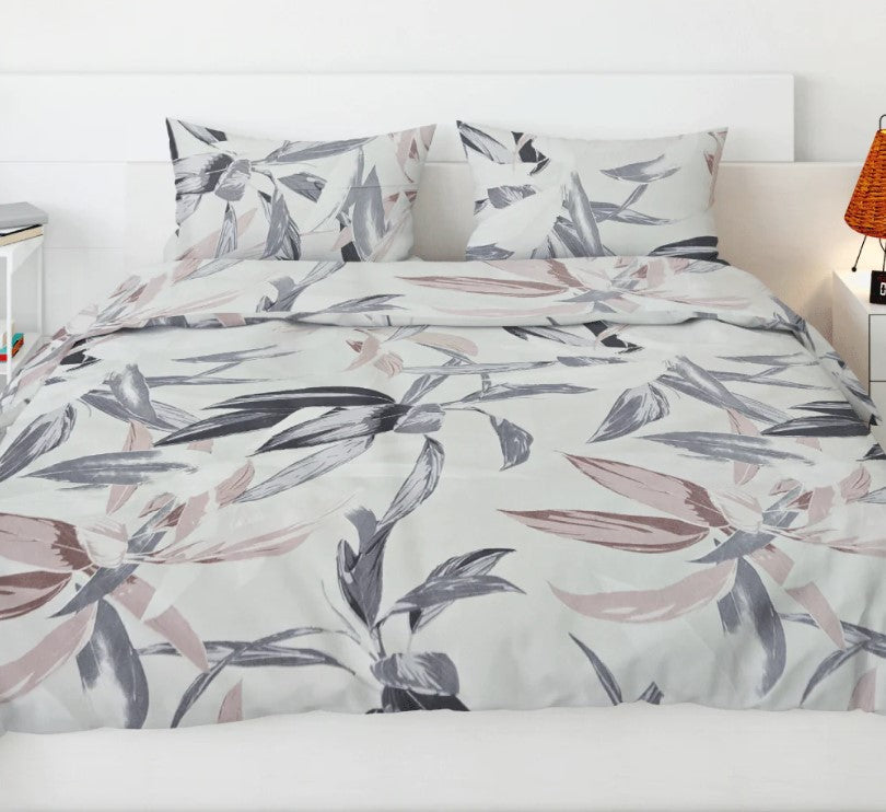 Printed, Duvet cover set - Big Leaves