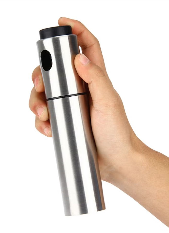 Generic Olive Oil/Vinegar Spraying Bottle Silver 100ml