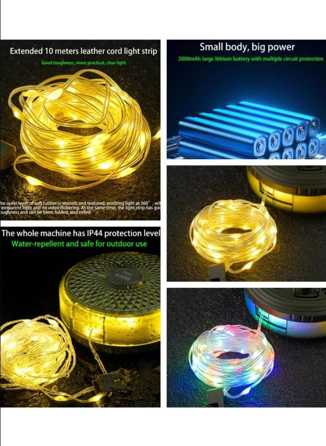 Generic Portable Camping String Lights, Camping String Lights, Outdoor Waterproof String Lights, Camping String Lights, Camping String Lights, Camping Travel Home Emergency String Lights
