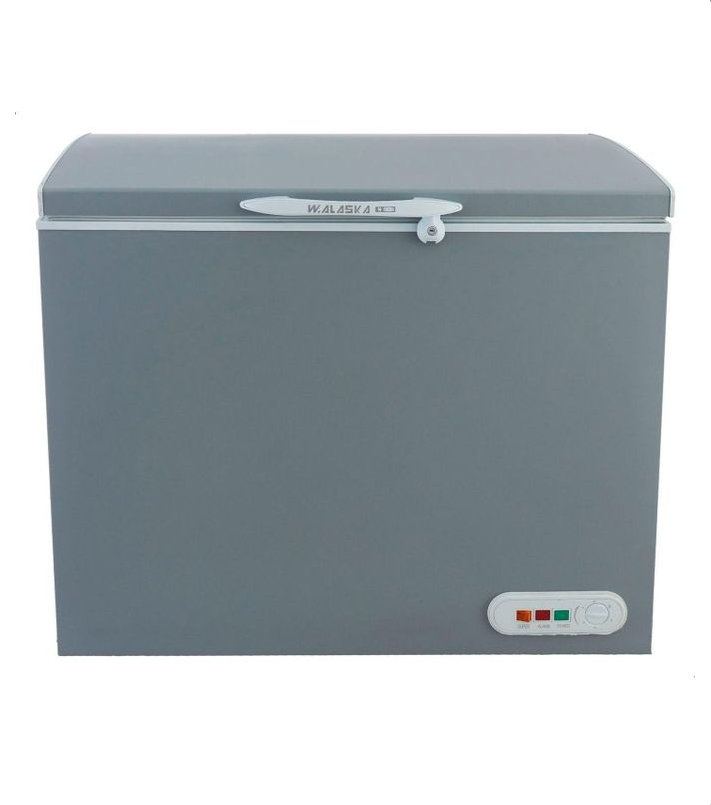 Alaska W.Alaska Chest Deep Freezer Defrost 270 Liter - CH270- Silver