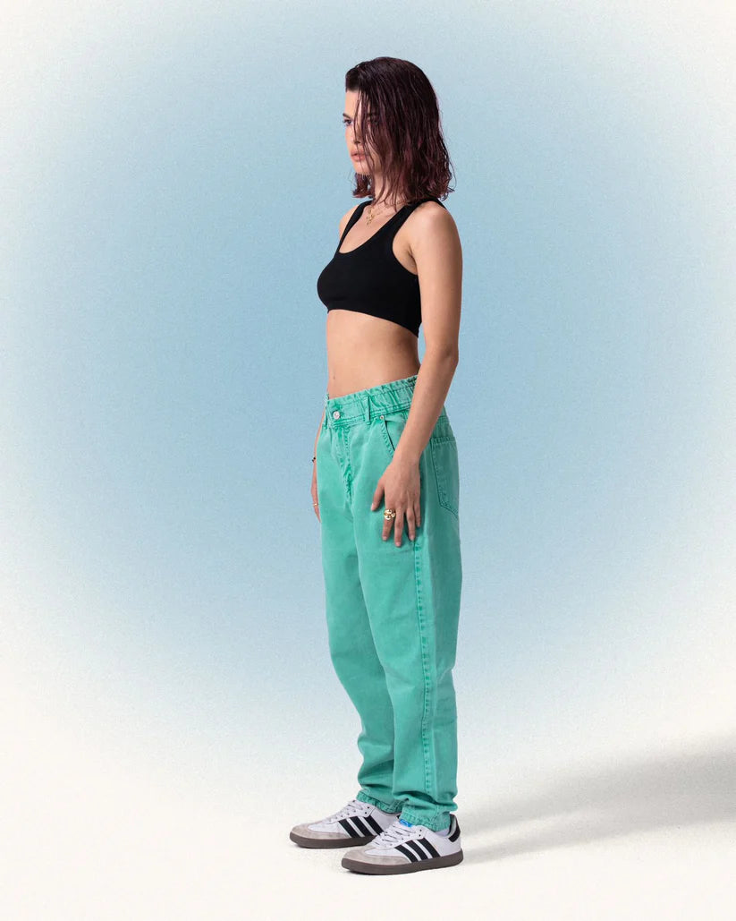 OVER DYE GREEN JEANZ2003
