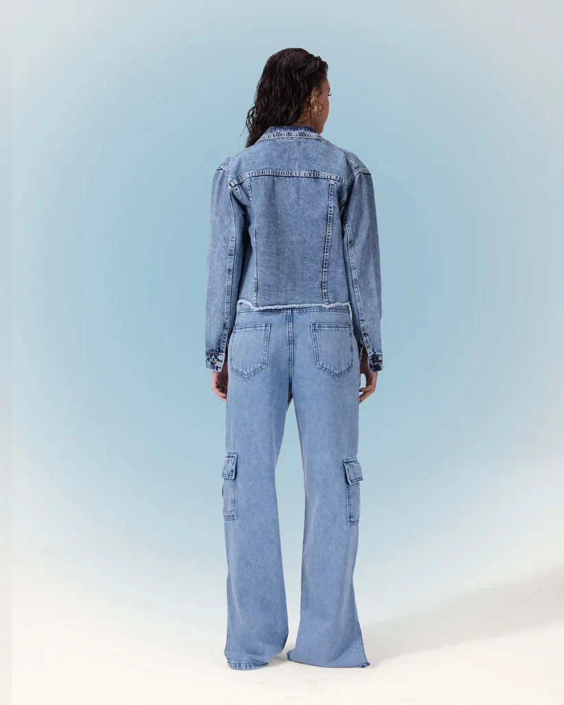 CARGO LIGHT BLUE JEANZ
