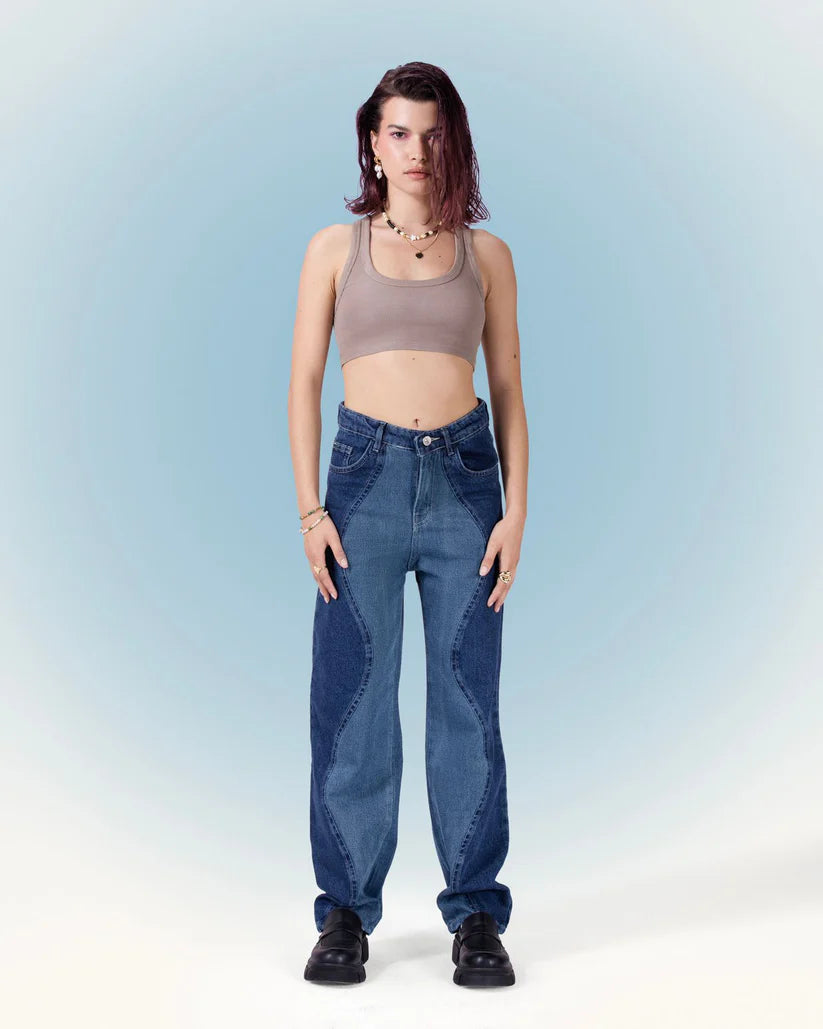 BLUE ON BLUE WAVES JEANZ