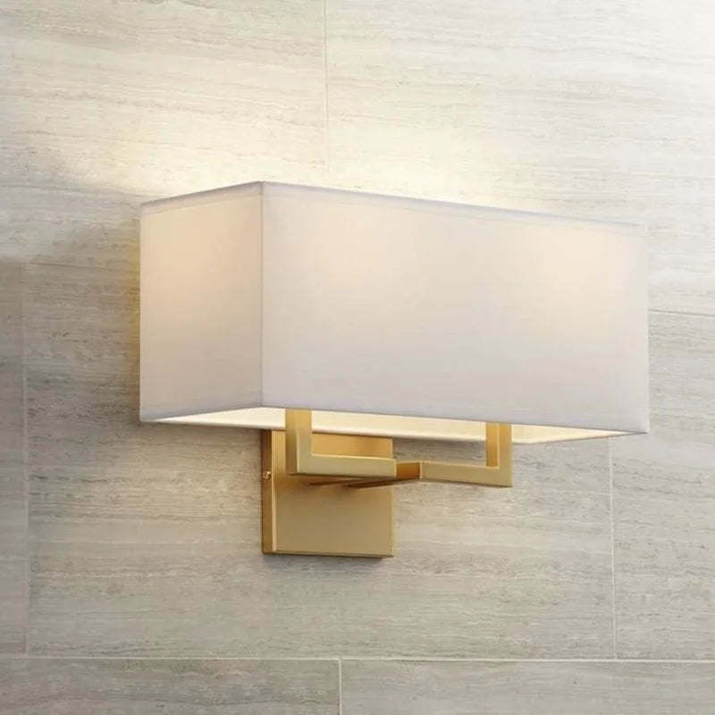 Fabric Wall Lamp – copper – (code: 114)