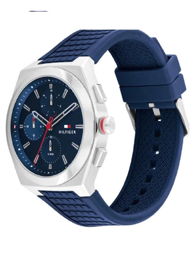 TOMMY HILFIGER men’s Chronograph Rubber watch 1791899