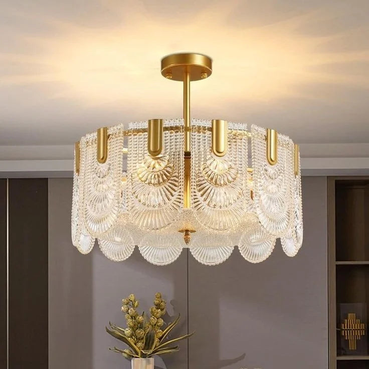 Round decorative glass chandelier – (code:221)