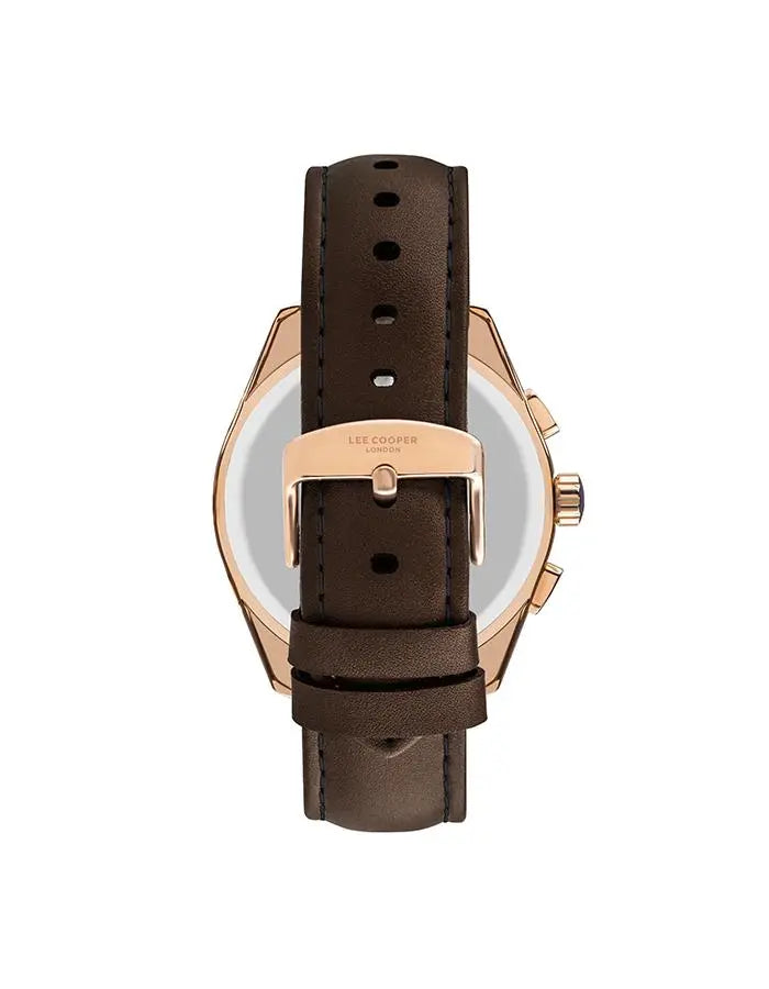 LEE COOPER Men’s Multi Function Black Dial Watch – LC07514.452