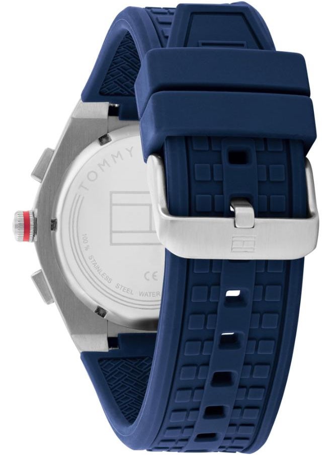 TOMMY HILFIGER men’s Chronograph Rubber watch 1791899