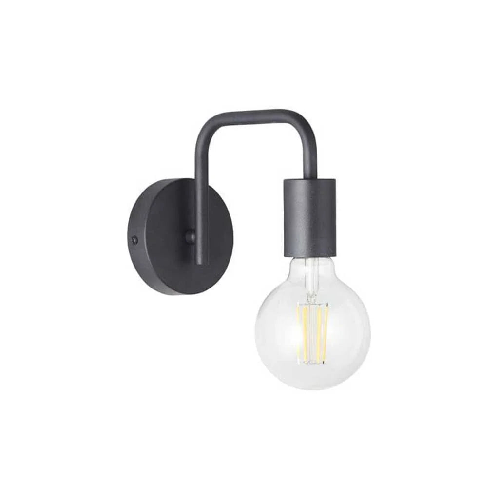 Upside down wall lamp – black (code:436)