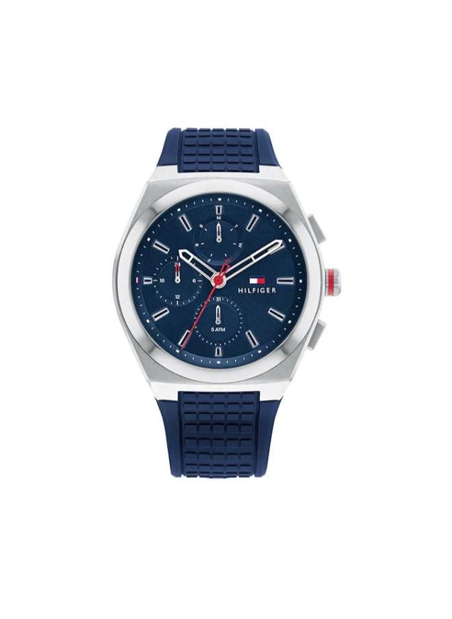 TOMMY HILFIGER men’s Chronograph Rubber watch 1791899