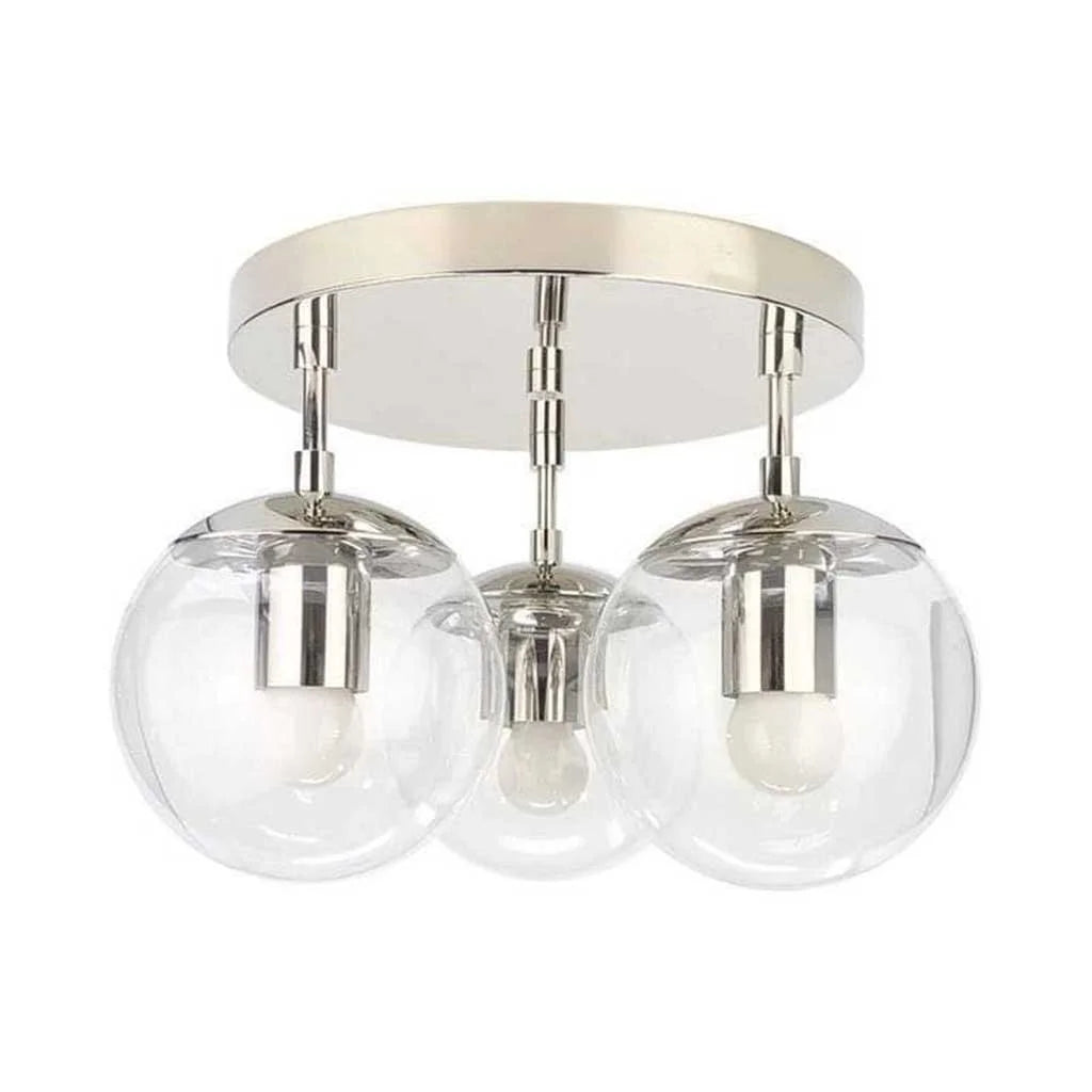 Chandelier 23 cm - shiny silver - code :180