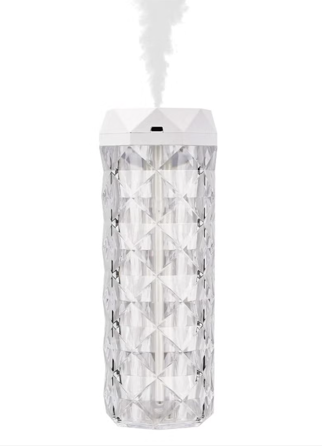 400ml Humidifier, Ultrasonic Fragrance Dispenser with 7 LED Lights, Night Light and USB Connection (400ml)
