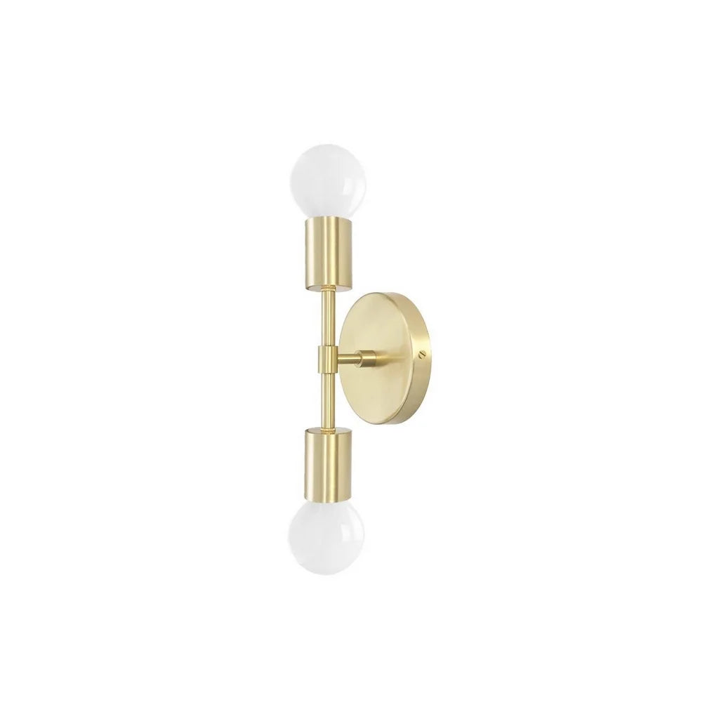 Double brass wall lamp - shiny gold - (code:146)