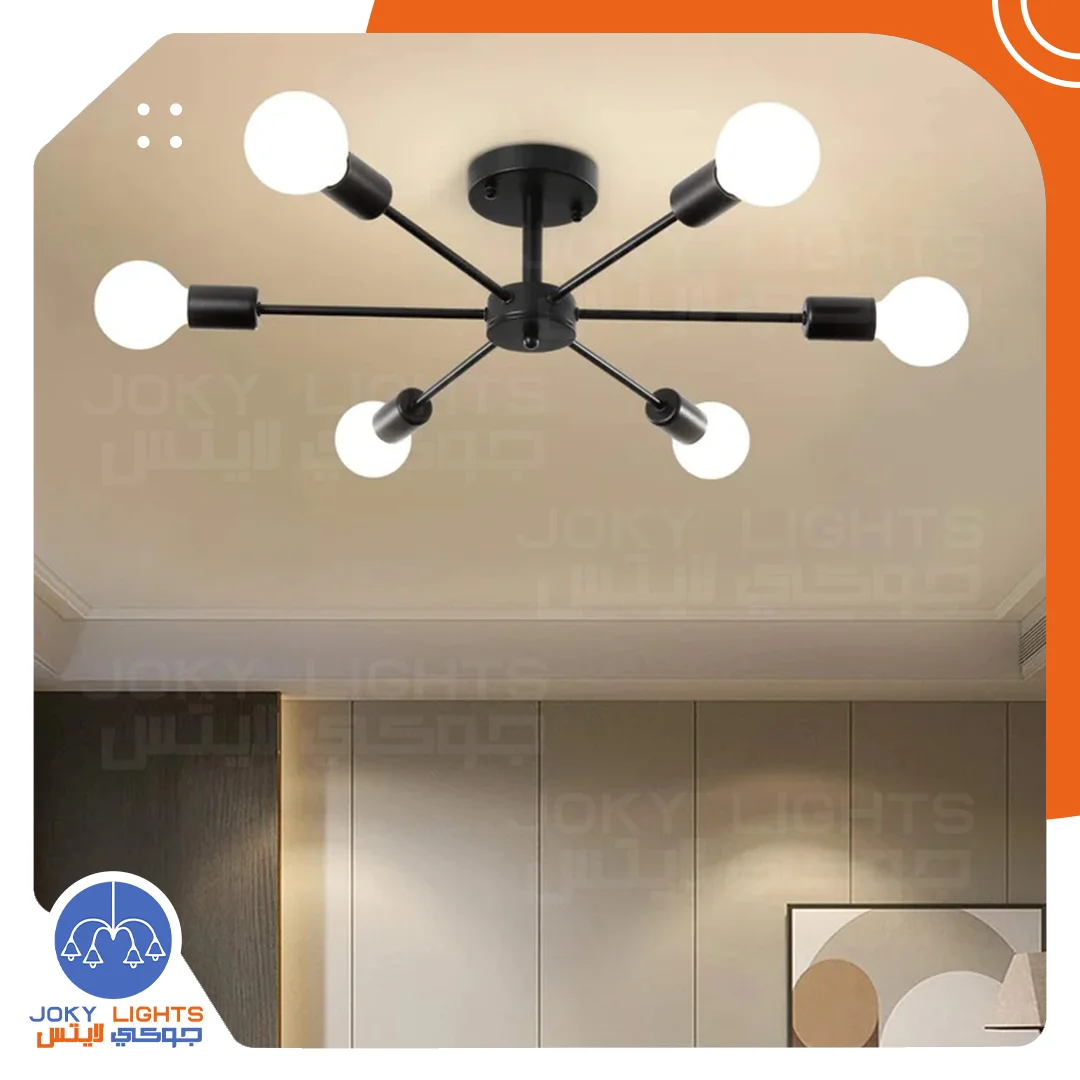 ‎Chandelier 6 Shield Chestpan (Code:009) - Black‎