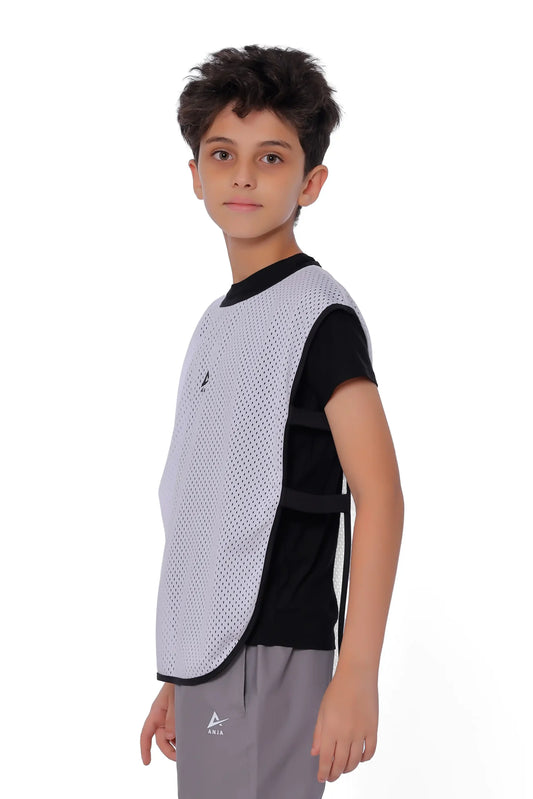 Boys’ White Training Vest – Versatile Sportswear