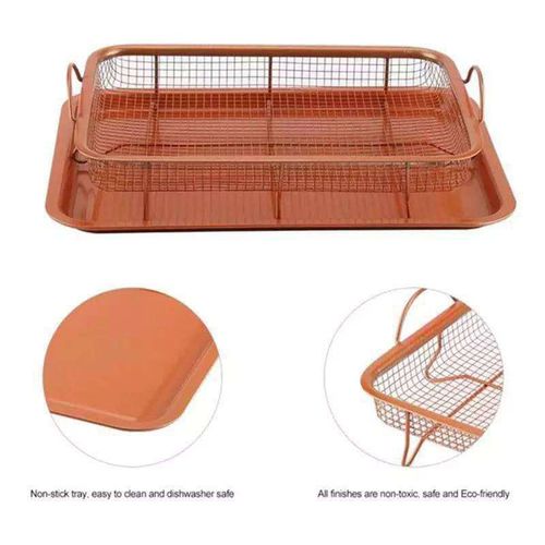 Non-stick Copper Oven Tray With An Air Fryer For Oven