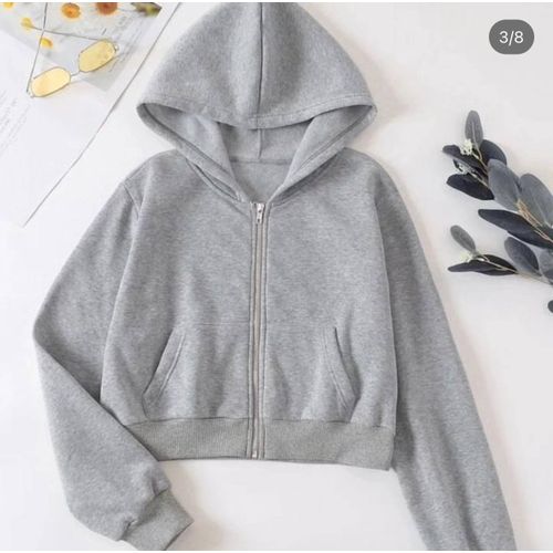 Martina Store Short Sweatshirt - Women - Gray