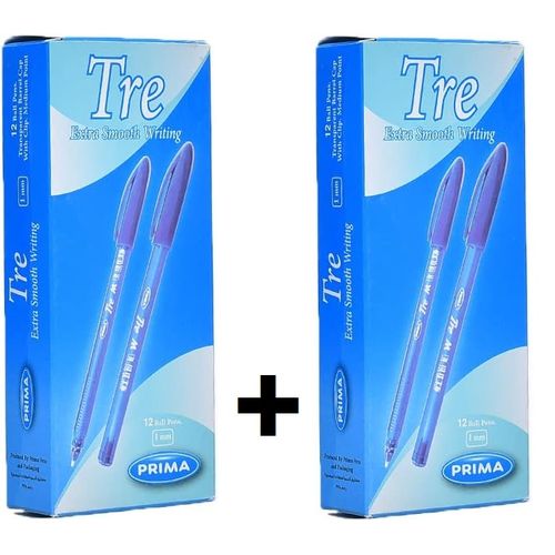 Prima Tre  Pen Set 2 × 12 Pcs
