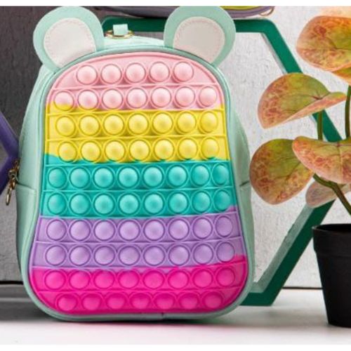 Bubbles Bag For Children, The Best Gift, Aqua Color