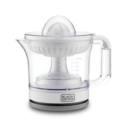 BLACK+DECKER Black + Decker Citrus Juicer, 600ml, 25 Watt, White - CJ675-B5