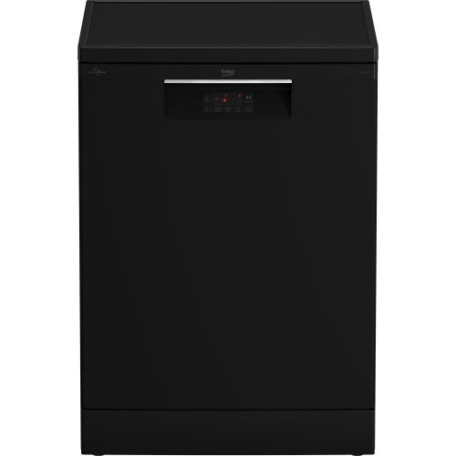Beko Digital Dishwasher 14 Place Settings - 5 Programs - Black - BDFN15421B