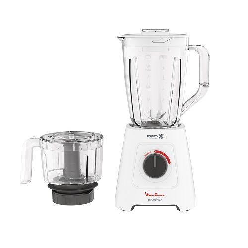 Moulinex Blendforce Blender With Attachments 2 Liters - 800 Watt- White - LM42X2EG