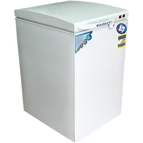 Alaska W.Alaska Chest Deep Freezer, Defrost, 135 Liter, White - CH140