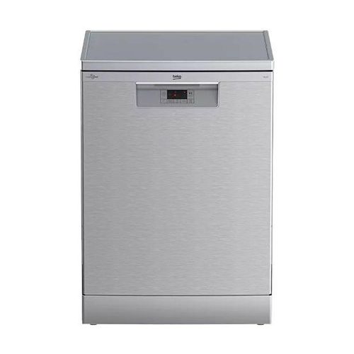 Beko Digital Dishwasher 14 Place Settings - 5 Programs - Silver- BDFN15421S