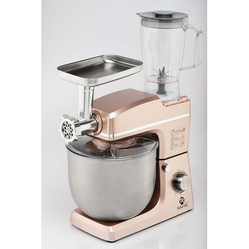 Rafal Stand mixer ( Modern ) 10 Litre - 2200 Watt -( Blender - Meat Mincer-biscuits maker attachments)- Rose Gold -RA0529-RG