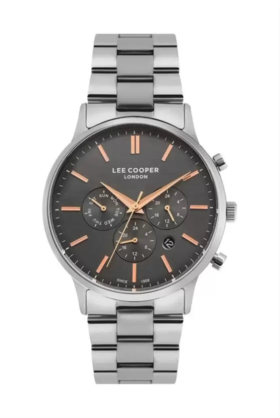 LEE COOPER Men’s Multi Function Black Dial Watch – LC07046.360