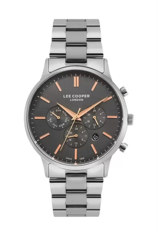 LEE COOPER Men’s Multi Function Black Dial Watch – LC07046.360
