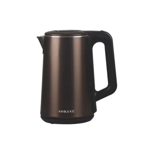 Sokany 304 Stainless Steel Kettle 2.2 L - Brown - SK-2203