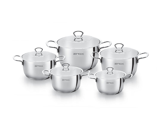 Zinox Classic 10 Piece Mixed Set (18 - 22 - 26 - 32 - 16 Pieces)