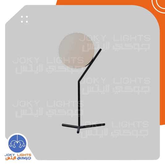 Corner table lamp - Black - (code:113)