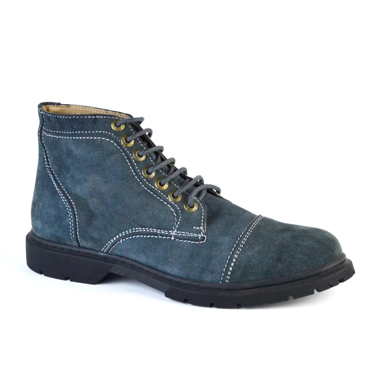 Leather Halfboot – S-9001 Gray
