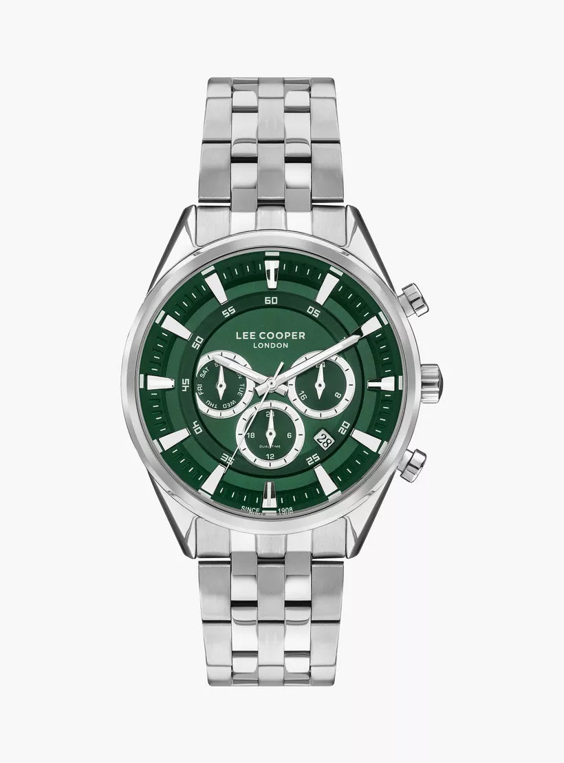 LEE COOPER Men’s Multi Function Green Dial Watch – LC07533.370