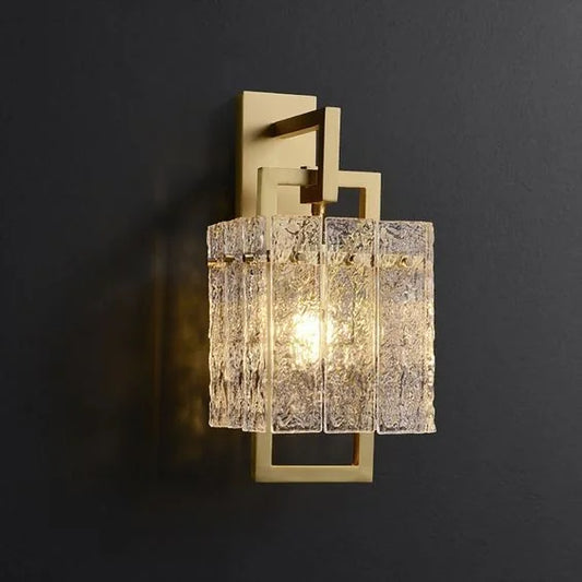 Crystal Rectangular Wall Lamp (CODE:245)
