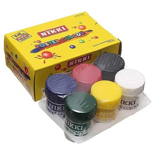 Nikki - Poster Colors - BOX × 6 Pcs
