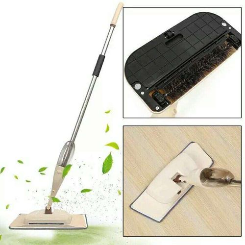 Mop With A Sprayer , Carpet And Floor Cleaner - 2 Microfiber