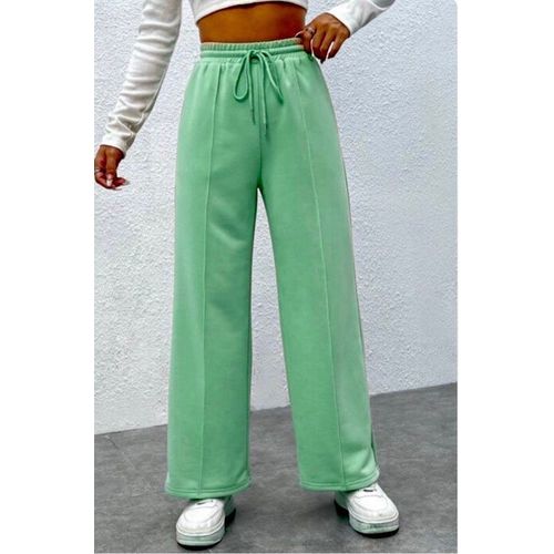 Martina Store Women Sweat Pants Wide Leg - Mint Green