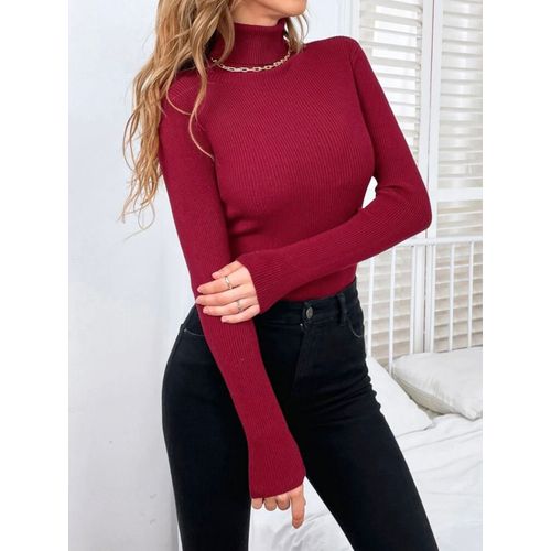 Martina Store Women's High Cool Made Of Ribbed Cotton - Red