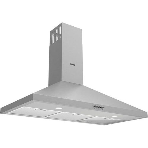 TEVA Pyramidal Hood 90 Cm Airflow 800M3H - Stainless Steel - 3 Speeds Levels Control, Internal And Extrnal Recycle - Turkey