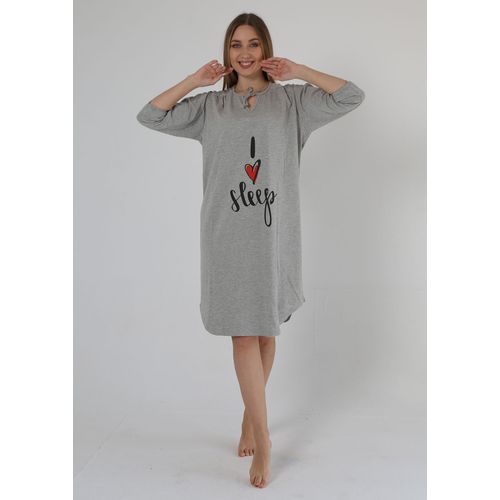 Zecotex 3053 Comfy  Printed  Short Dress 100% Viscose