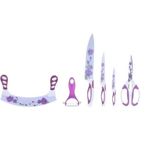 Knives Set (3 Knives, Peeler, Scissors, Lathe)